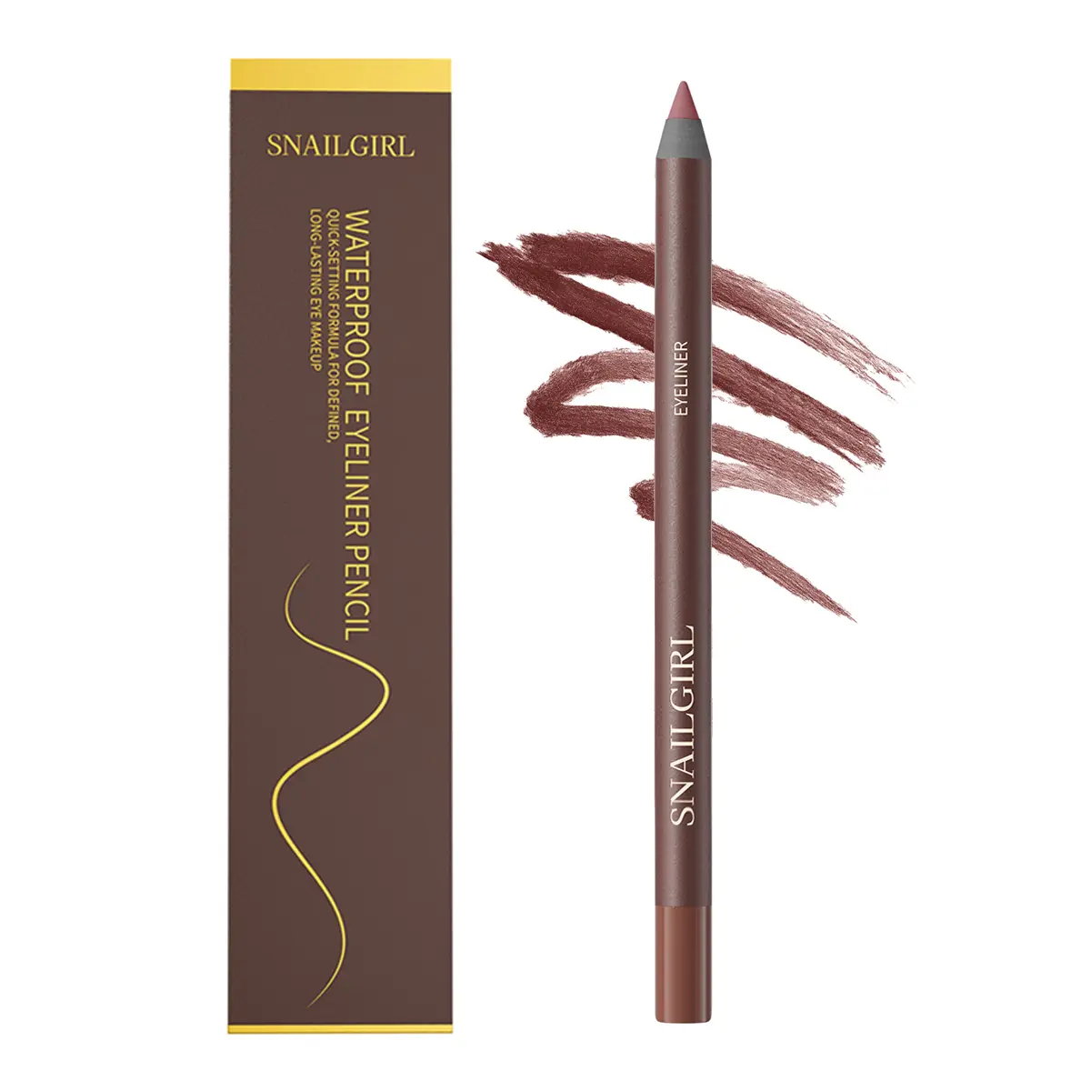 Waterproof Eyeliner Pencil 24H Long Lasting, Smudge Resistant Creamy Eye Liner Pen with Smooth Glide, Precision Tip for Natural or Bold Eye Makeup, Ideal for Everyday Use, Parties and Special Events, Cosmetics & Beauty Tool. Lip Liner. #backtoschool