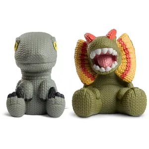 Handmade by Robots - Jurassic Park - Blue & Dilophosaurus 2-Pack  [COLLECTIBLES] Vinyl Figure, Collectible