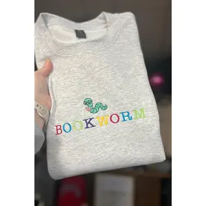 Bookworm Adult Crewneck Sweatshirt