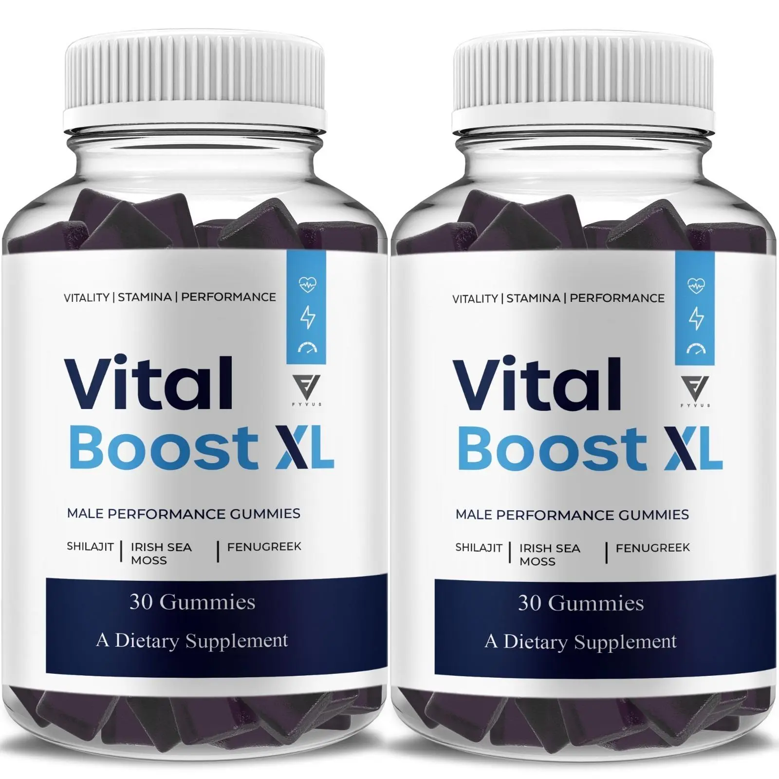 (2 Pack) Vital Boost XL Performance Supplement, VitalBoost XL (60 Gummies)