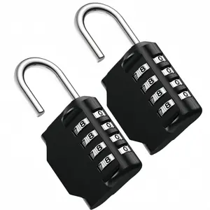 LMMAKE Heavy-Duty 4-Digit Resettable Keyless Padlock Waterproof Secure Gym Lockers Tool Boxes Storage Cabinets Garden Gates Anti-Theft Design for Indoor Outdoor Use