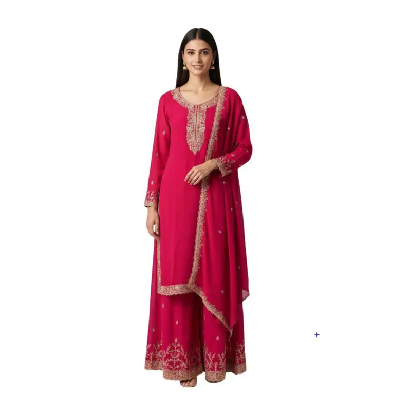 Plus size set with jarkan and jari work and stone work perfect party wear outfit Womenswear