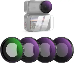 NEEWER FL-N6 4-Pack ND8/ND16/ND32/CPL Filter Kit for DJI Osmo Nano, Lens Filters for Vlogging, Cinematic Video & Outdoor Photography