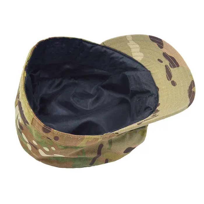 OCP Patrol Cap (100% Pure Silk Charmeuse Lined) (TM)  Our OCP Patrol Caps run smaller than standard issued patrol caps.  👉 Order ¼ size larger than your normal patrol cap size.  Example: If you normally wear 7-1/2 → Order 7 3/4