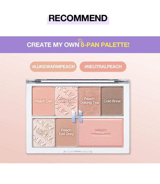 [Holika Holika] My Fave Multi Palette Case (4-Pan/8-Pan) — Make Your Own Palette Filled With Your Tastes