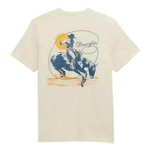 Wrangler Men's Sun Cowboy T-Shirt Regular Fit tee