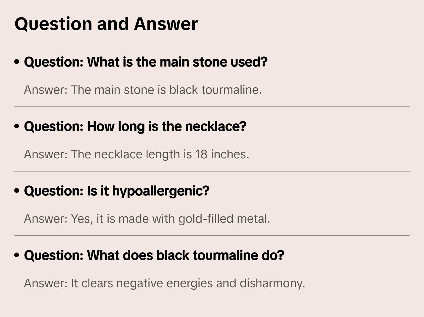 Ultimate Grounding Necklace (Black Tourmaline)