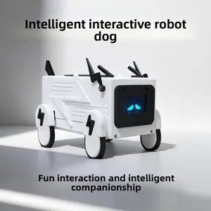 AI Desktop Puppy, Funny desktop pet, desktop ornament, Interactive Robotic Companion for Home & Office