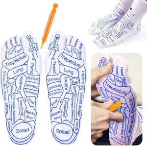 Reflexology Socks with Trigger Point Massage Tool, Father's Day gift Foot Pain Relief Remedy for Foot Massage,for Women's and Men's