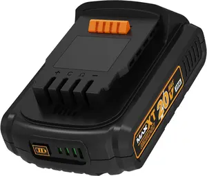 MAXXT 20V 2.0Ah Battery Pack, Compatible MAXXT Products, Offering Long-Lasting Endurance, Rapid Charging Usage (Orange, 2.0Ah)