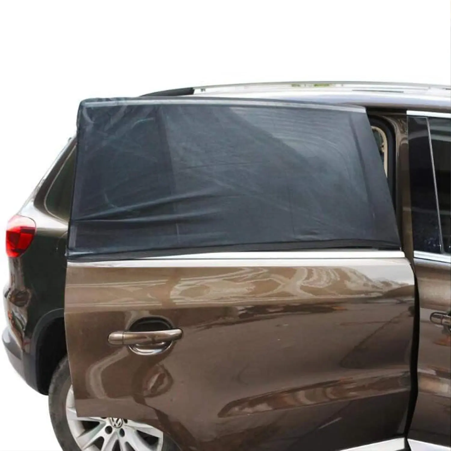 4 PCS Car Mosquito Net Window, Breathable Car Window Screen Sun Shade Bug Net, Window Shades for Privacy Car Nap Camping Fit for SUV Windshield Sunshade