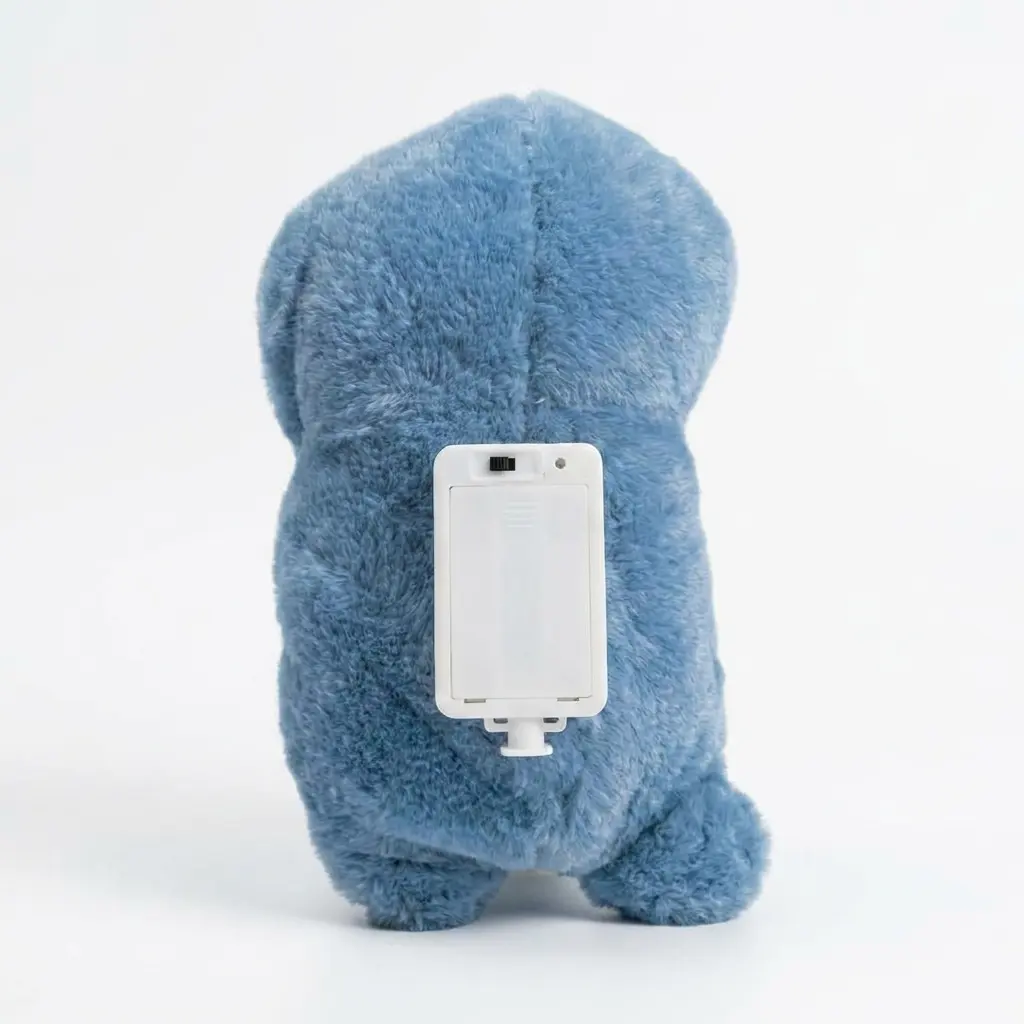 Musical Light Up Electronic Pet Teddy Bear Plush Doll - Unisex 0-3 Years Sleep Aid Companion with Soothing Music, Realistic Breathing Action, Sensory Gift Toy