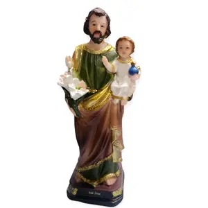 San Jose 5" Inches Tall Santo Estatua St Saint Joseph Brand New  Religious Decor Ornaments Patron Saint of Fathers