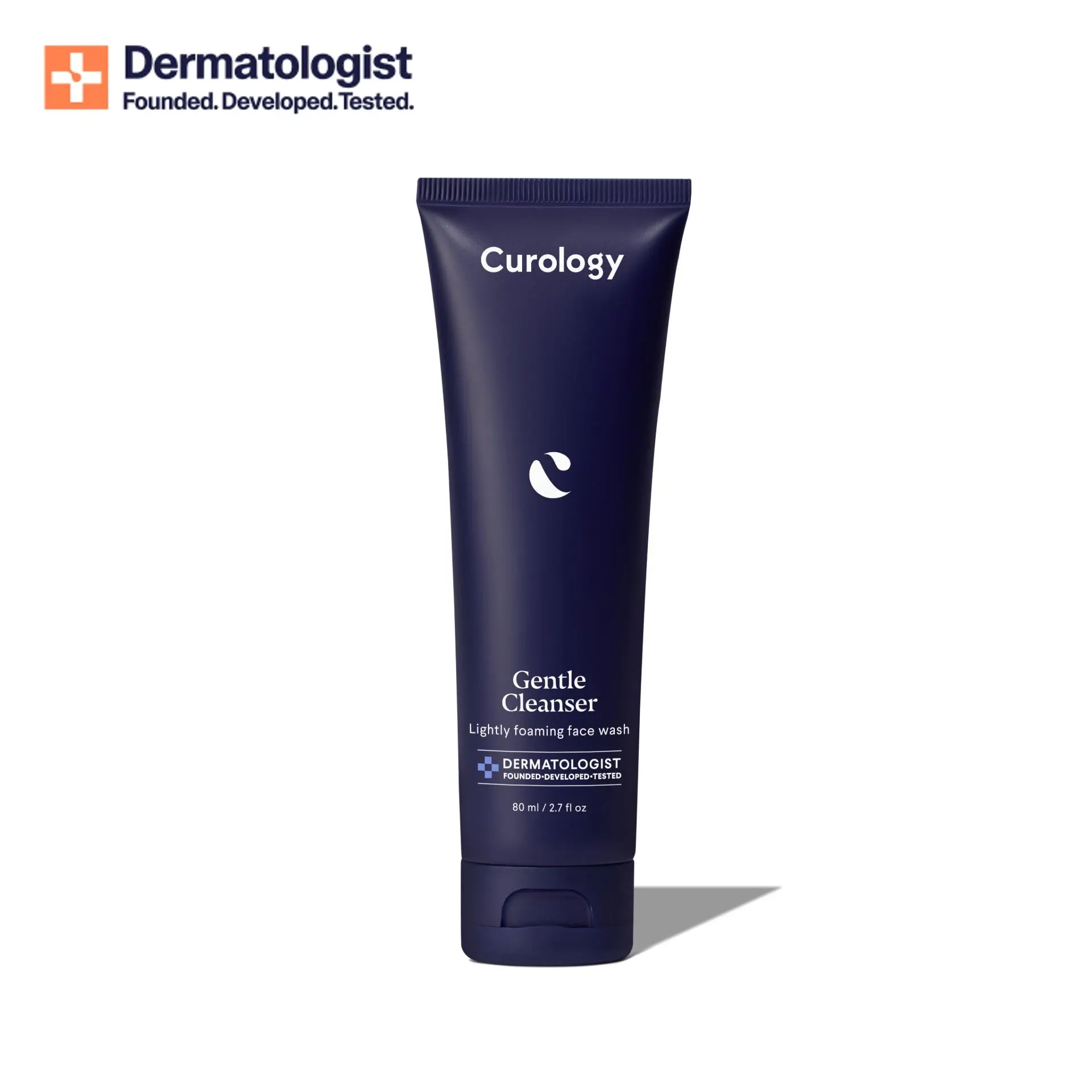 Curology Gentle Cleanser | Lightly Foaming Face Wash with Oat Extract | Fragrance-Free for Sensitive and Acne-Prone Skin