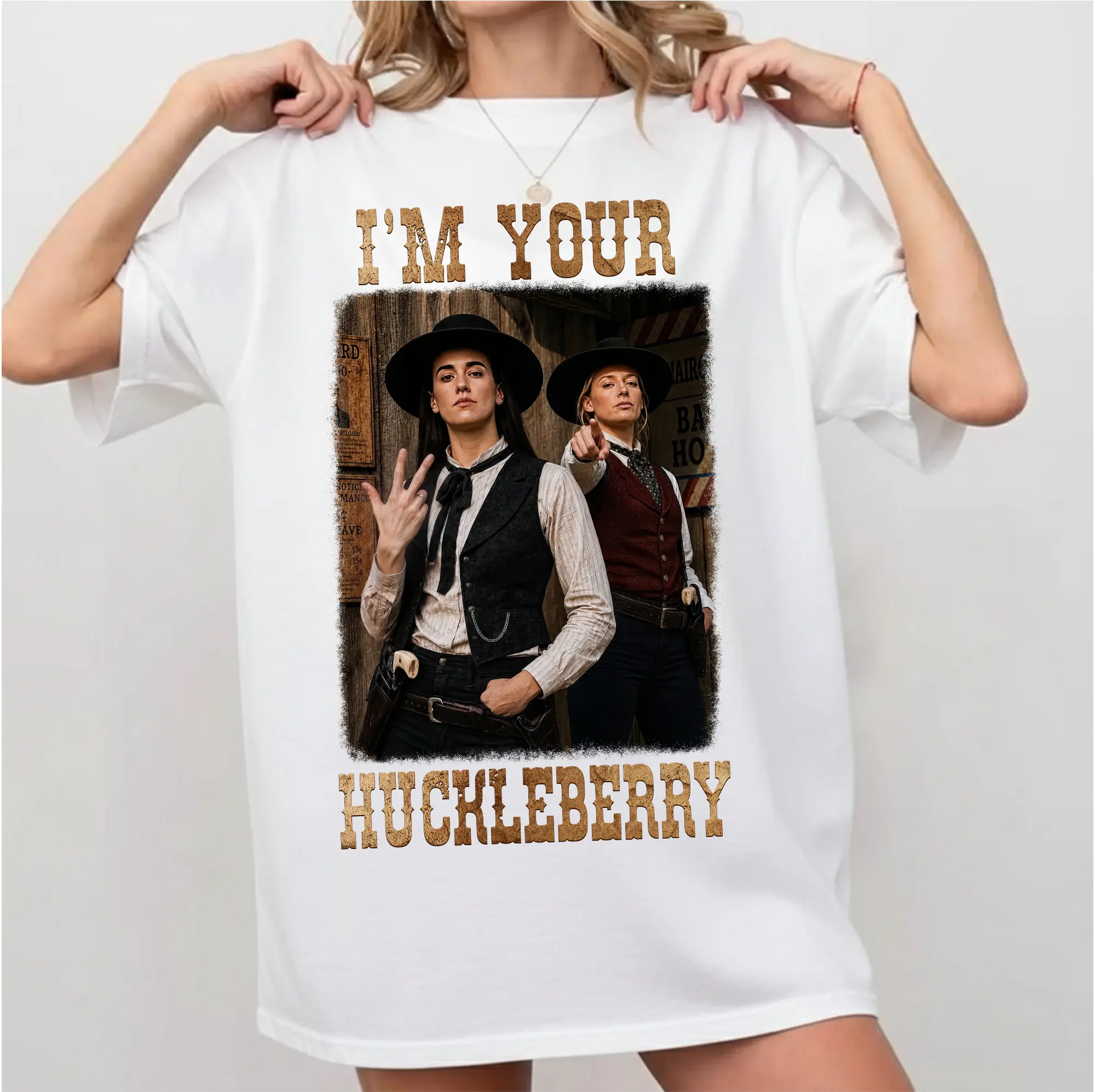 Sophie Cunningham and Caitlin Clark T-Shirt, I'm  Your Huckleberry Hoodie Gift For Him Multi Color, Size For Men,Women