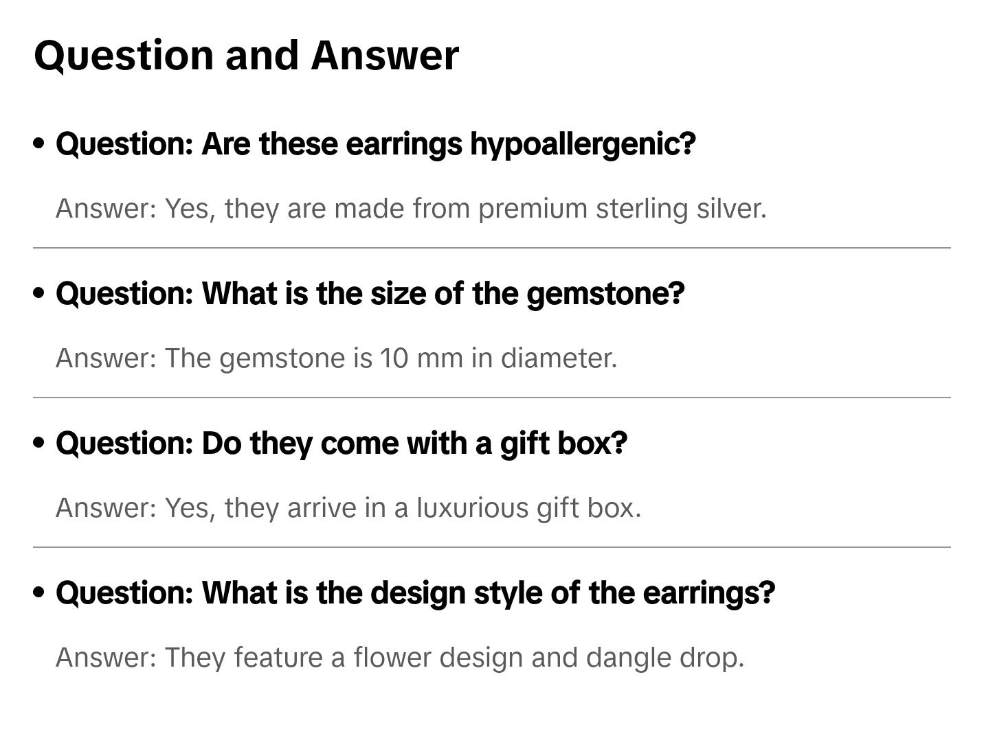 Alexandrite Gemstone Sterling Silver Woman Drop Earrings