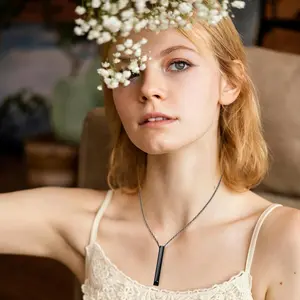 Suitable for both men and women Breathing Necklace for Anxiety, Relief Anxiety Stress Panic Attack Meditation Tools Necklace