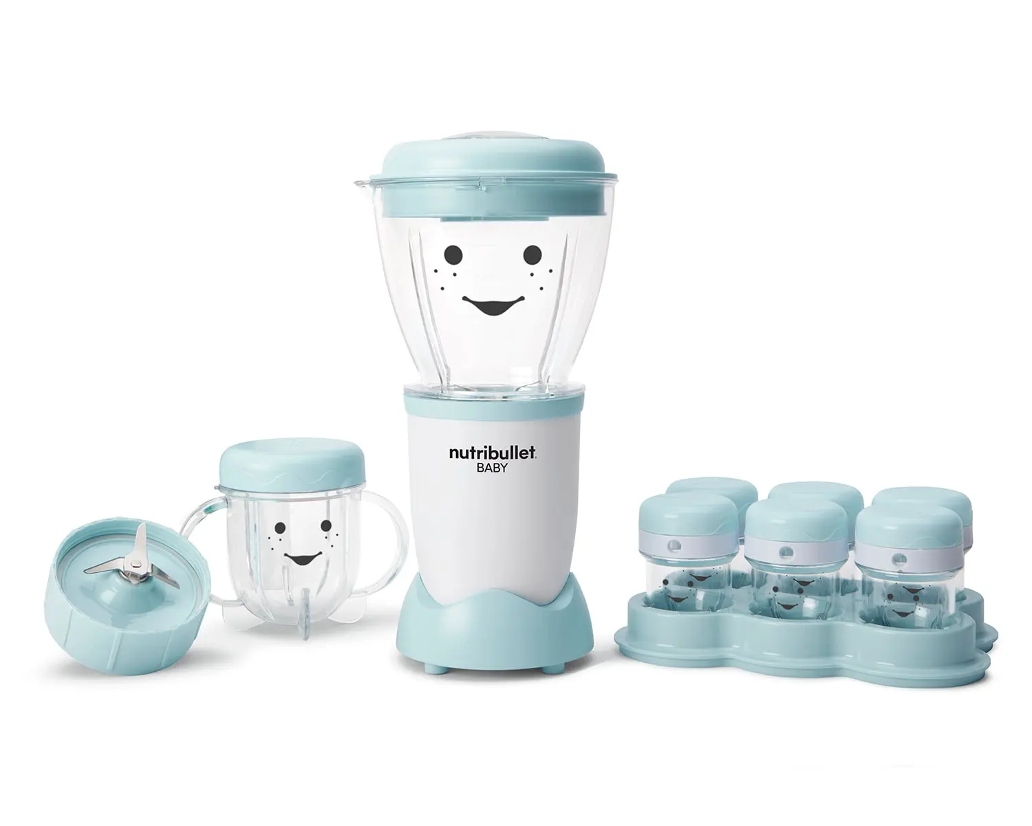 nutribullet Baby Food Blender NBY10100, Blue/White nutribullet Baby Food Blender NBY10100, Blue/White