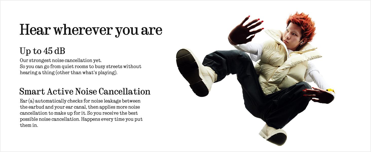 Nothing Ear (a) Wireless Earbuds with ChatGPT Integration, 45dB Hybrid Noise Cancelling Earbuds, Hi-Res Audio, Advanced Equaliser, Dual Connect, 6 Mics,42.5H Playtime Ear buds Wireless Bluetooth Black Nothing Ear (a) Wireless Earbuds with ChatGPT Integration, 45dB Hybrid Noise Cancelling Earbuds, Hi-Res Audio, Advanced Equaliser, Dual Connect, 6 Mics,42.5H Playtime Ear buds Wireless Bluetooth Black