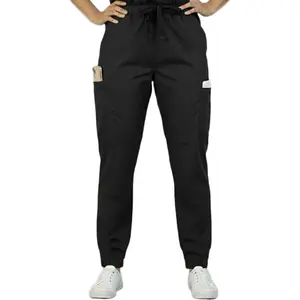 HEEDFIT Unisex Cargo Scrub Pants with Drawstring Waist – Medical Workwear Jogger Scrubs with Multi Pockets, Knit Cuff Bottoms for Nurses & Healthcare Professionals