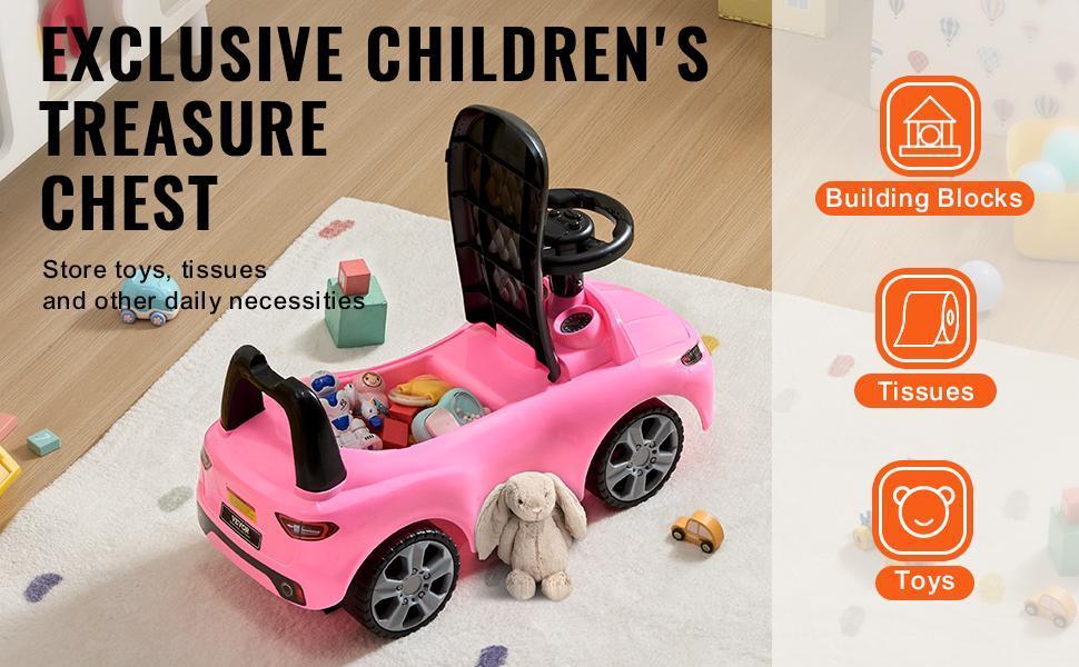 VEVOR Ride On Push Car for Toddlers,  Ages 1-3, Ride Racer, Sit to Stand Toddler Ride On Toy