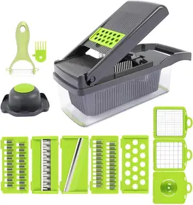 Chopper,Pro Food Chopper,Multifunctional 13 In 1 Food Chopper,Food processor,Ninja food processor,Meal prep containers,Kitchen aid