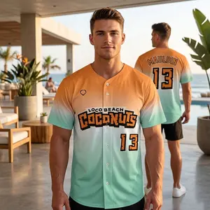 Hot Hot coconuts#13 orange Funny Golf -Vintage Streetwear Baseball Jersey Unisex -  Trendy Baseball Jerseys #streetstyle #viraloutfits #baseballjersey
