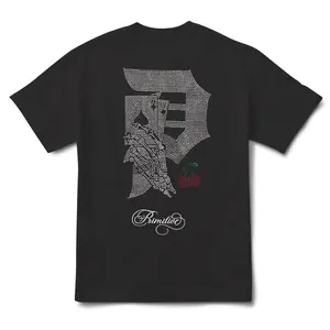 Primitive Apparel Men's Boxy T- Shirt Blackjack Rhinestone