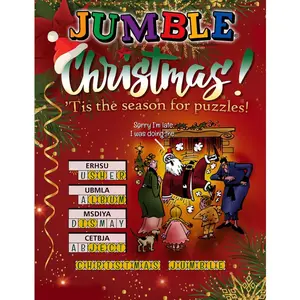 Jumble® Christmas: ’Tis the season for puzzles! (Jumbles®) Paperback – October 4, 2022