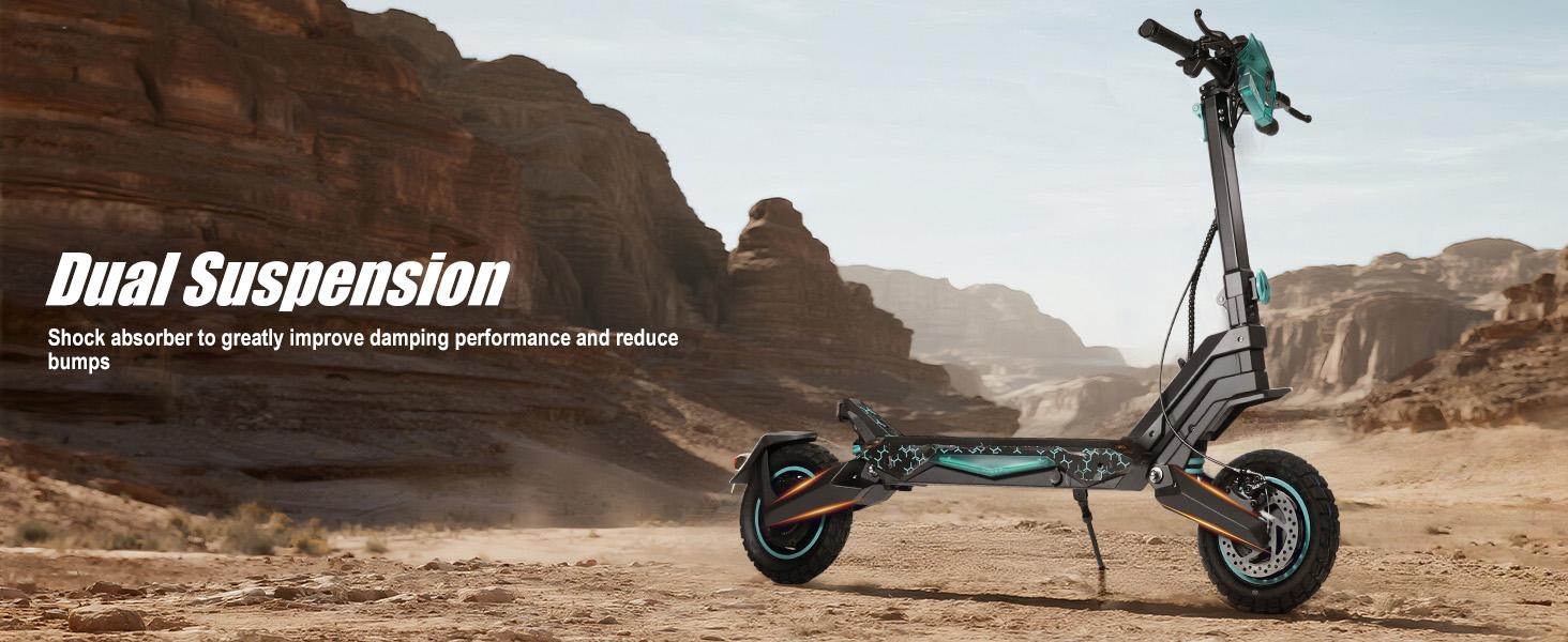 ScootHop G2/G2Pro Electric Scooter for Adults 800/1000W*2 Brushless Motor 10" Off-Road Tires 28/35MPH Range Foldable Commuter E-Scooter with LED Display Dual Braking System H Batteries New Year SpringStatements