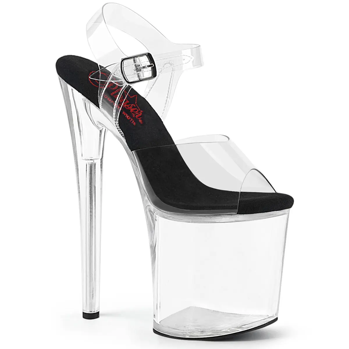 Women's Stylish Fashion Platform Sole High Heel Sandals - 4" Platform Footwear, Naughty-808 Shoe Heels