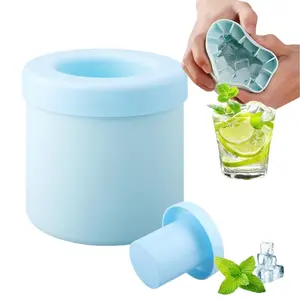 Quick Freeze Silicone Ice Mold – Easy Release, Non-Stick & Durable, Reusable Ice Bucket, Ready-to-Eat Ice, Perfect for Family Gatherings & Outdoor Picnics