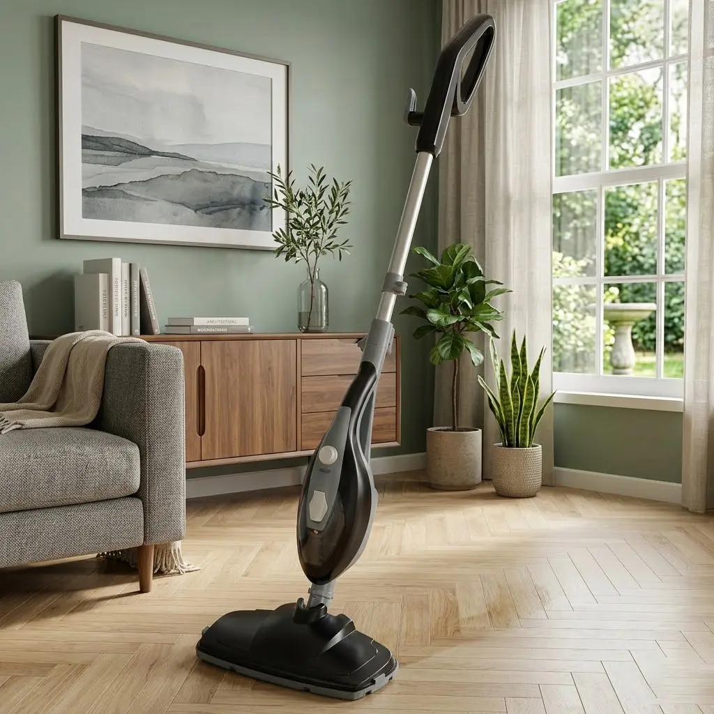 【NEW MODEL】Electric Steam Mop - Cleaning Machines, Lightweight Handheld Floor Steamer for Hardwood and Tile, Laminate Floors, Carpet, with 2 Pads, Floor Steamers For Hardwood And Tile