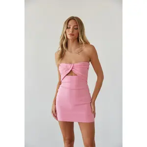 Kynlee Twist Front Mini Dress