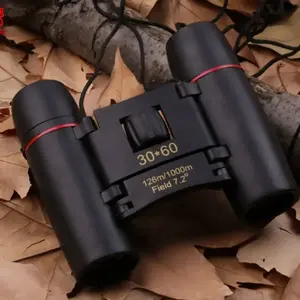 30x60 HD Wide-Angle Pocket Binoculars - Enhanced Clarity & Multi-Coated Optics | Ultra-Compact for Game Tracking, Backwoods Camping & Trail Exploration
