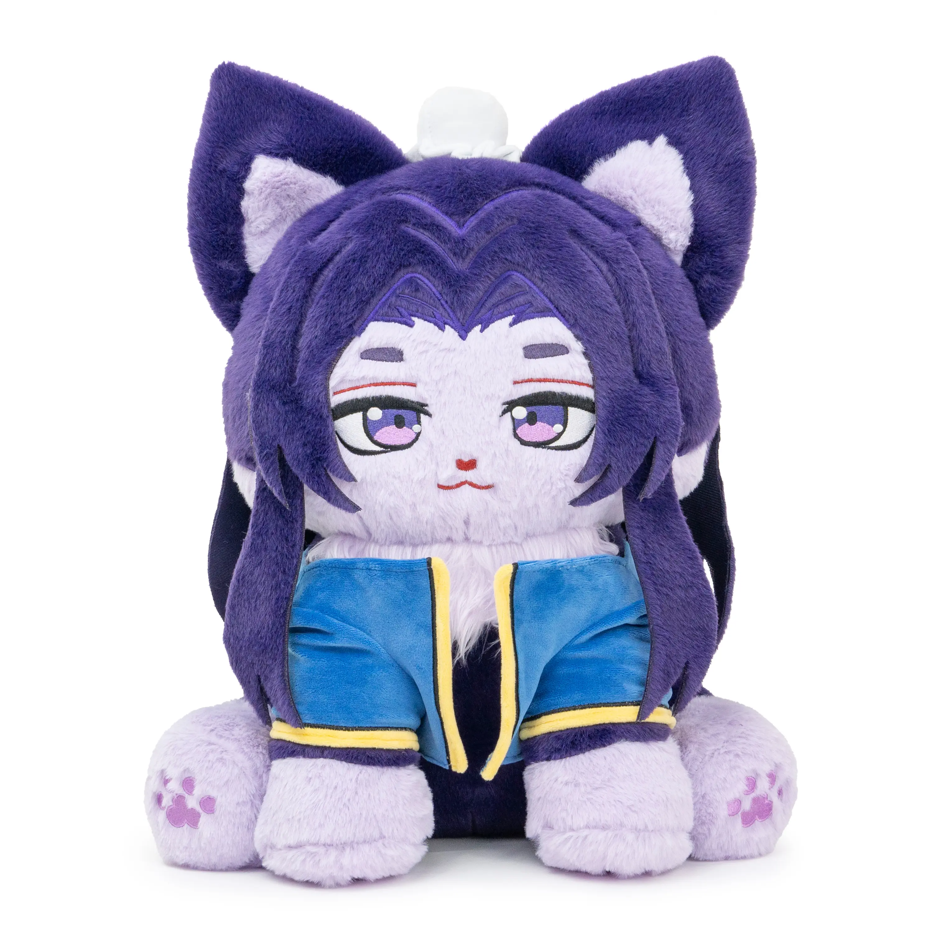 PLUSHSHOP 17in Cute Jinsmeow Stuffed Plushie - Fluffy, Huggable Collectible Kawaii Stuffed Animal [RESTOCKED], Cute Stuffed Animal
