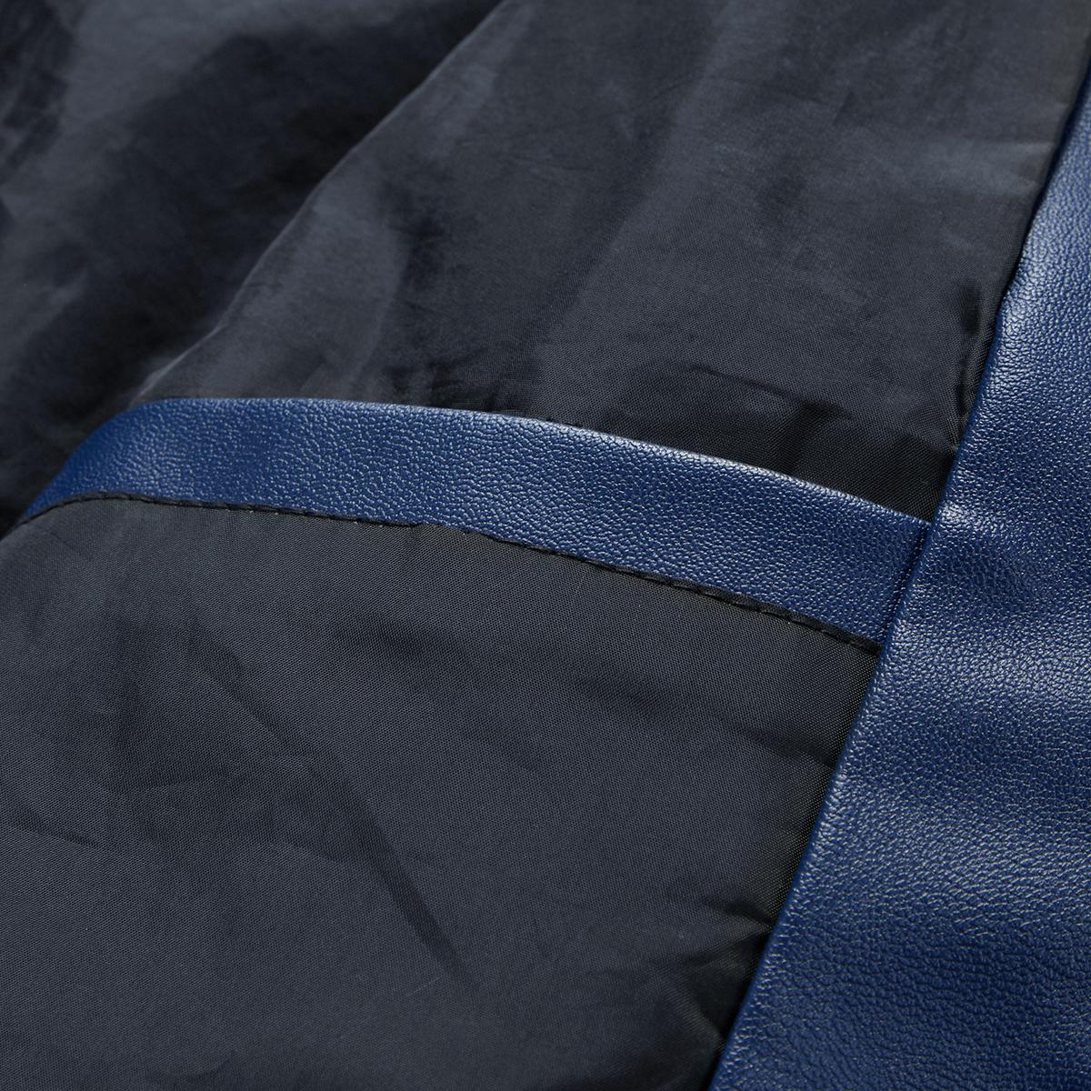 Men's Leather Jacket Slim Fit Casual Turn-Down Collar Long Sleeve Black Fabric Suitable for Outdoor Activities Daily Life Motorcycle Boys Gift Ideas Affordable Well-Fitting Men's Easy to Match Winter Present for Brother Men's Jacket