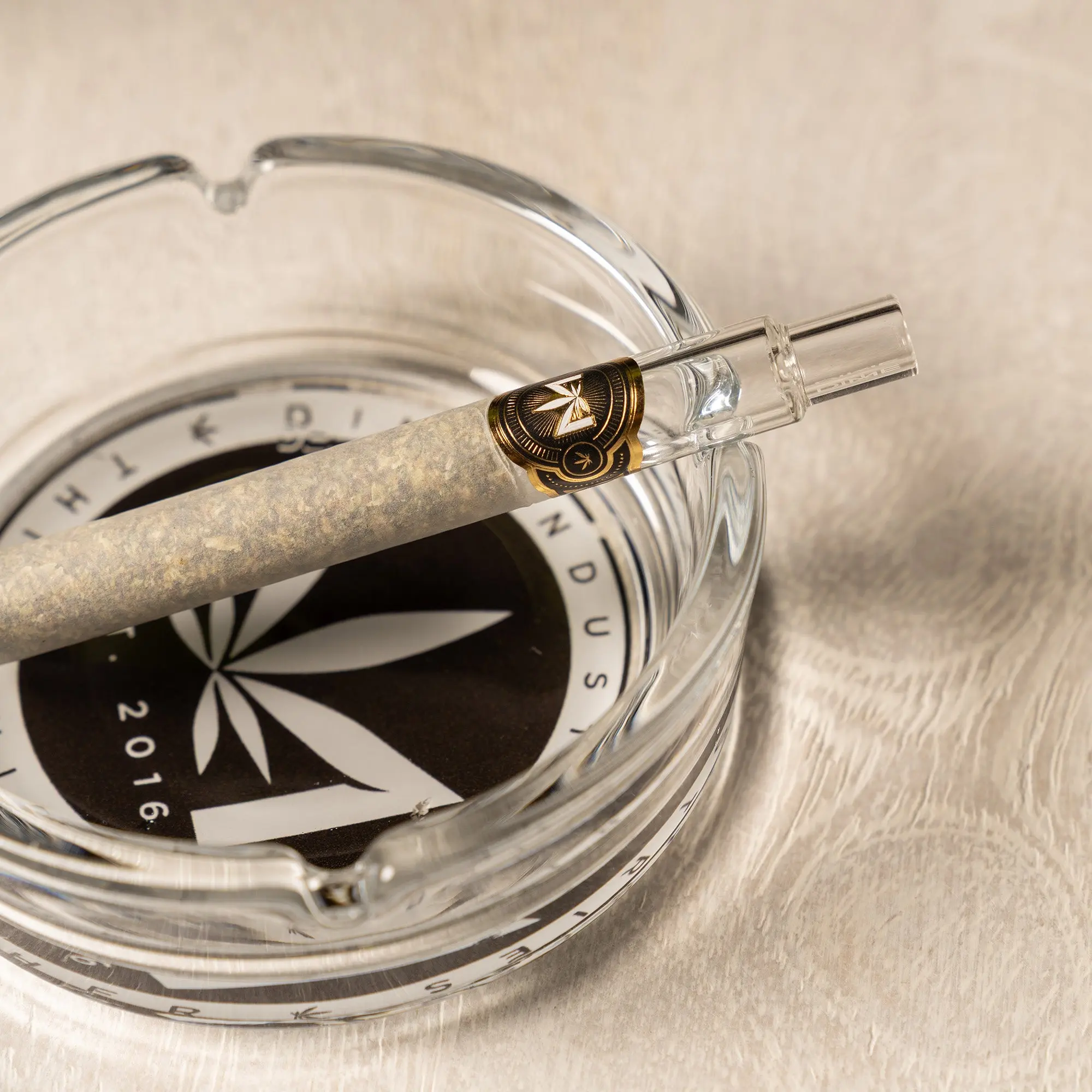 Dime Glass Ash Tray