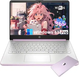 HP 14" Laptop Student Business Computer - 2025 New Version, Intel N150 Processor, Windows 11 Pro, Copilot Al,  up to 32GB RAM 384GB Storage (128GB UFS+256GB MSD),Multiple colors,w/Accessories