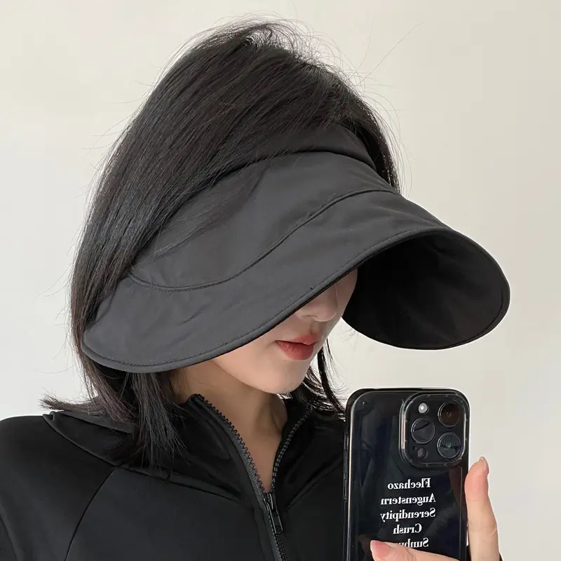 Summer UV-proof Foldable Hat Sunshade Lightweight Portable Open-top Breathable Sun Protection Hat
