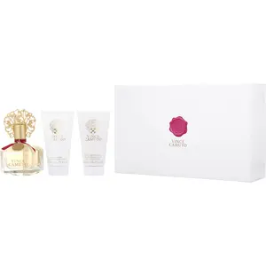 Vince Camuto Set-Eau De Parfum Spray 3.4 Oz & Body Lotion 2.5 Oz & Bath And Shower Gel 2.5 Oz For Women