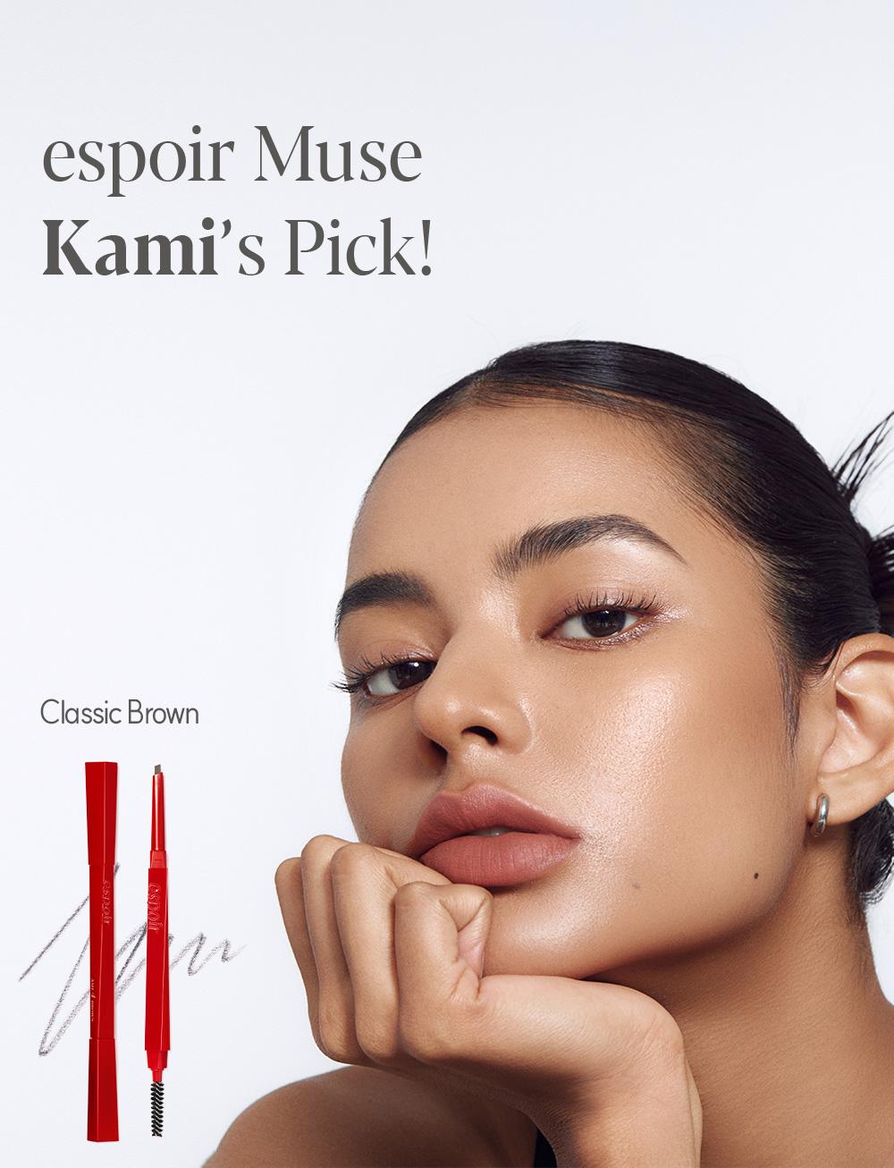 [Espoir Official] The Brow Balance Pencil | Leaf-Shaped Brow Pencil for Precise & Natural Lines, Easy to Draw Fine Hair Strokes | Available in 6 Shades