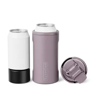 BrüMate Hopsulator Trio 3-in-1 Insulated Can Cooler | 12oz Cans + 16oz Cans + 100% Leakproof Tumbler with Lid