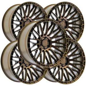 (Set of 5) Arena A118 Karma 20x9 5x5" +1mm Bronze Wheels Rims 20" Inch