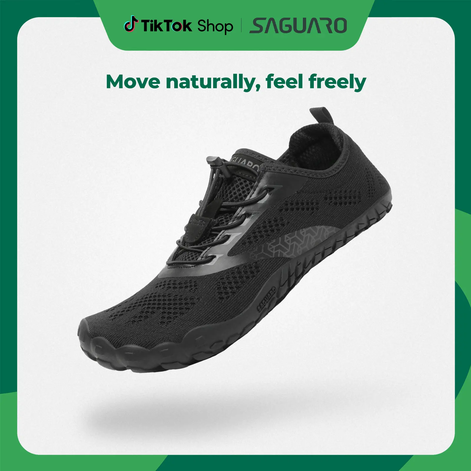 Saguaro Smart I - Men‘s and Women‘s SaguaroShoes Minimalist Shoes with Zero Drop, Lightweight Breathable 5 Wide Toes Barefoot shoes runner Outdoor Sneakers Trail Running shoes to buy 2026 ,summervibes outdoorfun, Fathersdaygift,summerwins freestyle summer