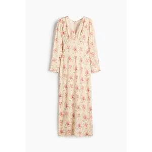 H&M Long-sleeved viscose dress