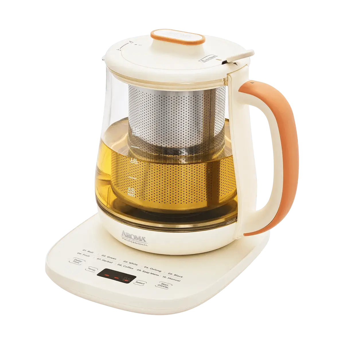AROMA Electric Glass Kettle 1.5L, 6 Cups, Smart Temp Control, Multifunctional Tea Maker & Water Boiler, AWK-705 AROMA Electric Glass Kettle 1.5L, 6 Cups, Smart Temp Control, Multifunctional Tea Maker & Water Boiler, AWK-705