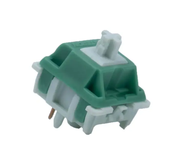 GATERON Green Apple Heavy Tactile Switch 63gf 2.0mm Pre-travel 3.4mm Total Travel Full POM Housing Stainless Steel Spring Pre-lubed 5-Pin SMD LED Full Pom Material Mechanical Linear Switches Key Switch