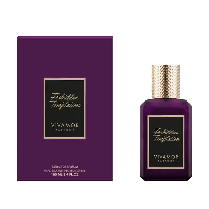 Vivamor Forbidden Temptation Eau De Parfum (EDP) - 100ml/3.4 fl oz, Single Item for Evening Wear