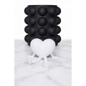 Cute Heart Decor with Dangling Legs – 3D Printed Modern Shelf & Desk Decoration